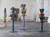 Tree of pleasure, 2022 Ceramics. Biennale Aardenburg, Sint baafskerk