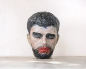 Black beard 2018  h.108 cm, Ceramics.