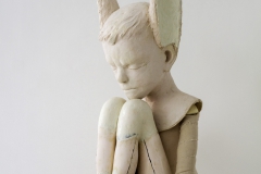 We belong to Paradise  2014,  h.77 cm, Polyester, rubber, epoxy, textiel.